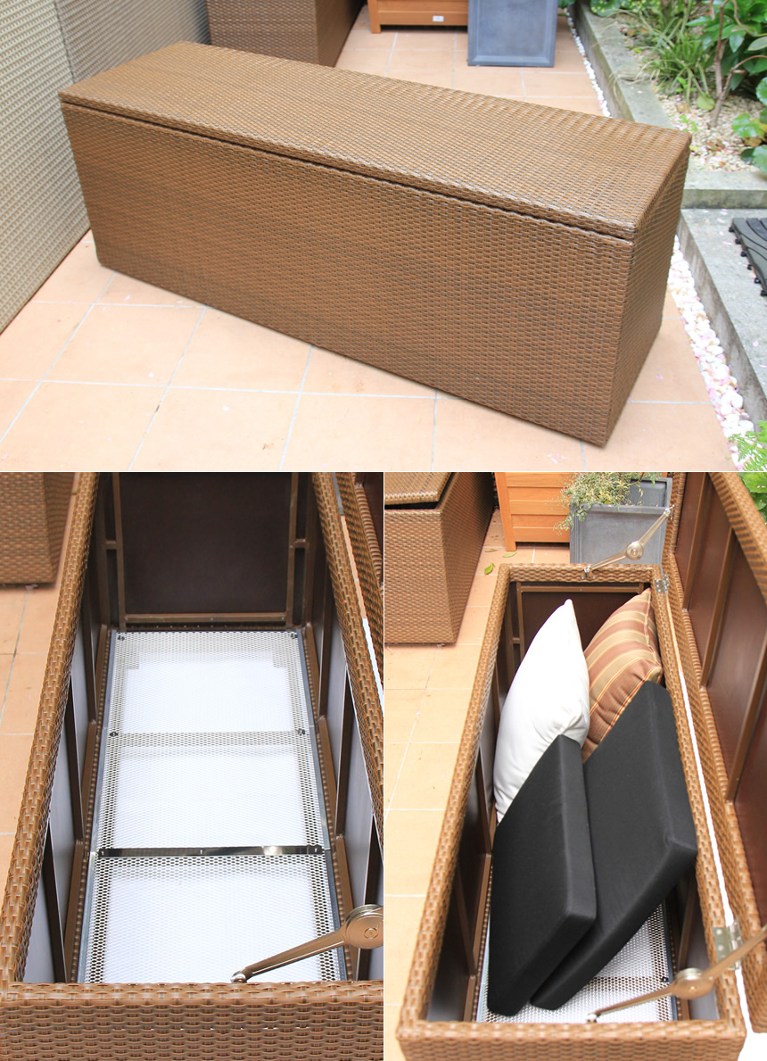 デュラウェララタンの収納ボックスベンチ（BOX-BENCH） | GISELE